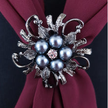 Chiffon Neck Scarf and Ring Set (Burgundy)