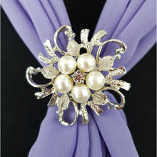 Chiffon Neck Scarf and Ring Set (Lilac)