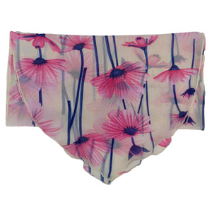 Chiffon Neck Scarf and Ring Set (Pink Daisy)