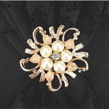 Lace Neck Scarf and Ring Set (Black)