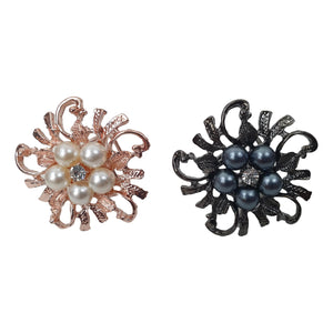 Lace Neck Scarf and Ring Set (Black)