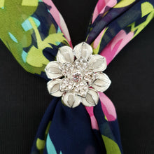 Chiffon Neck Scarf and Ring Set (Rose Garden)