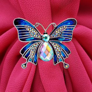 Butterfly Triple Scarf Ring - (Small Rings) in Gift Box